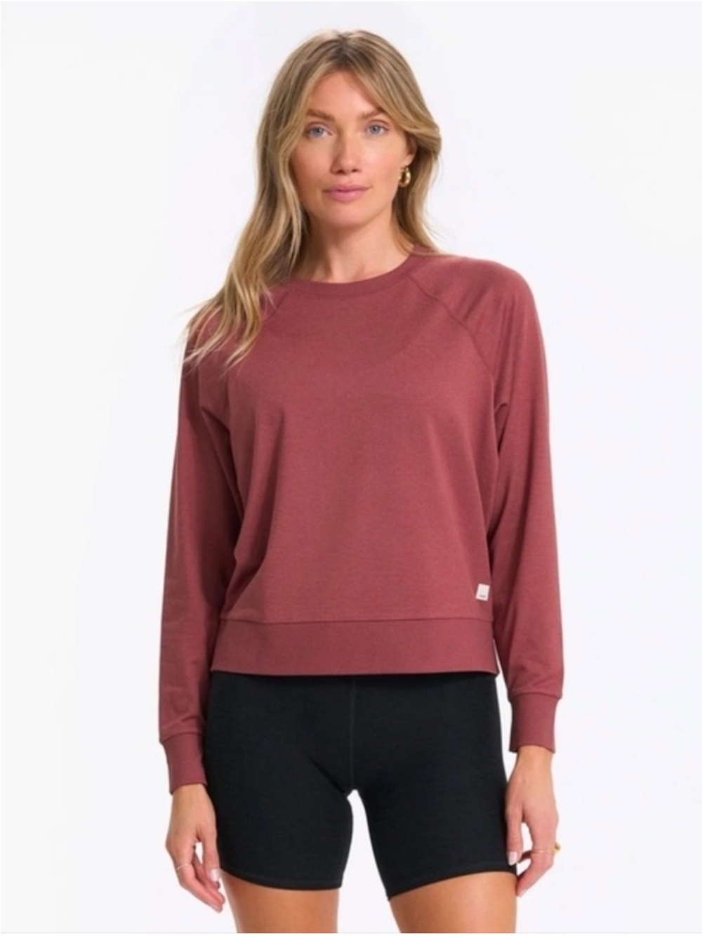 Vuori Women's Long Sleeve Halo Crew Neck Pullover Large